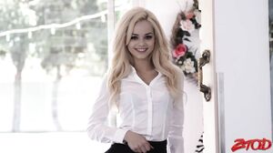 Blonde Elsa Jean Gets Banged Hard On Couch