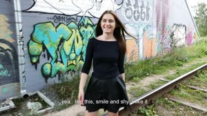 DomingoView - Sanija After Naked Photo Set at Graffiti