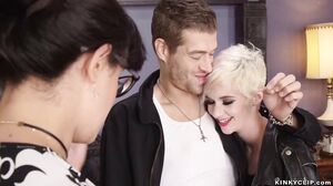 Stepmom rides big cock to teens bf