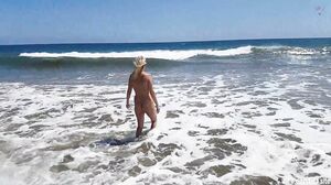 The beach whore for everyone on Gran Canaria UNCUT