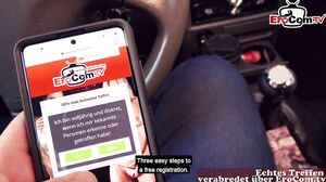 german big tits milf at public flashing sexdate pov