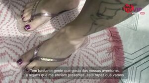 Tomando leitinho de desconhecido no carro, mas antes, u