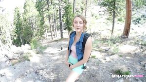 Molly Pills - Big Tits Real Girlfriend Public POV Blowj