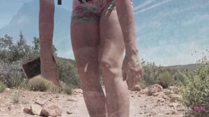 Molly Pills - Real Girlfriend Ruined Cumshot Public POV