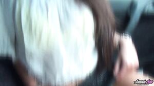 AussieAss - Aussie Teen Fucks in the Backseat