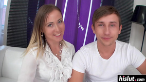 Hot wife forces her husband to watch