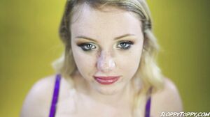 Sloppy Toppy - Dixie Lynn Blowjob Swallow