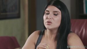 Romi Rain fucks her employee at the massage parlorHD