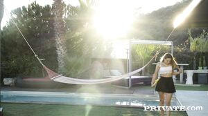 Bella Rico, Horny Exchange Student Enjoys Interracial Threesome