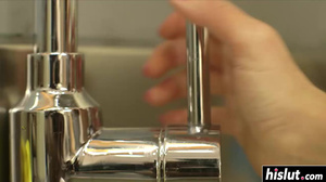 Dominica Lito gives a blowjob before slamming