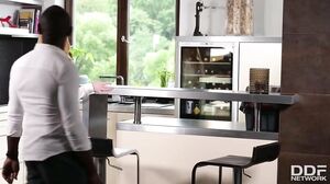 Kiara Lord takes a huge black cock deep down her throat and horny wet pussy GP1487