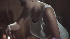 Angel - Huge Tits MILF Gives Oily Titwank