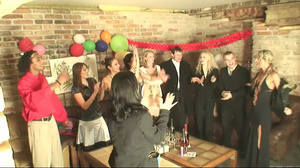 Blonde Whore Works At The Party