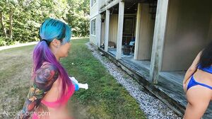 Nicole Doshi - Water Gun Fight turns to POV Threesome