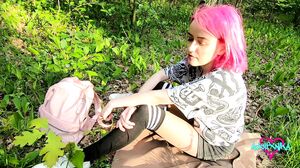 AdolfXNika - Girl Gets Fucked by a Stranger in the Fore