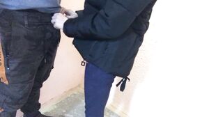 AdolfXNika - Facial Cum on the Stairs of a Residential