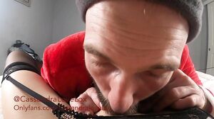 Santa's Naughty Trans Helper Gets Creampied