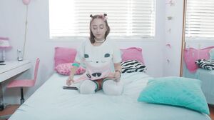 Busty Teen Takes Cock