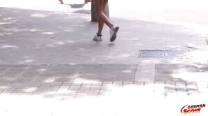 Skinny Blonde Latina Girl Gabriela Pickup and Fuck at Street Casting