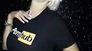 Busty Blonde Housewife Teasing 2