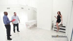 Tranny wife takes big black cock