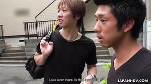 Kisa Azumane - Invites 2 Men Back 2 Her Office 2 Get Them Interested In Sex