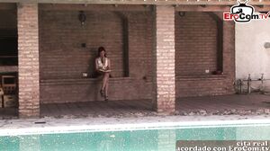 spanish public gangbang with latina teen