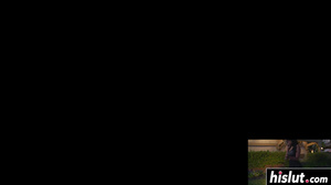 Hot babe gets two raging boners