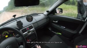 Stacy Starando - Young Girl Hitchhiker Fucks A Stranger