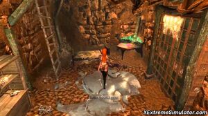 Big tits 3D MILF showing off at home