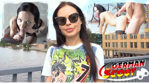 German Scout - Skinny Milf Allatra Pickup And Public Sex