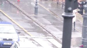 Casey Nohrman - Slim College Girl Casey Tricked To Fuck At Pick Up Street Casting