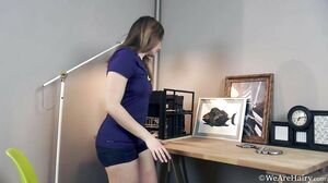 WeAreHairy - Alessia - Blue Shorts Blue Shirt