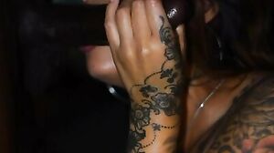 Busty Babe Blowing The Big D