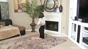 WeAreHairy - Viola Starr - Black Bra