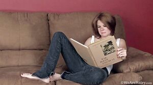 WeAreHairy - Zia - Redhead Strips Masturbates