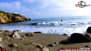 spanish teenager blonde at outdoor beach sex