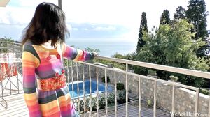 WeAreHairy - Efina - Balcony View