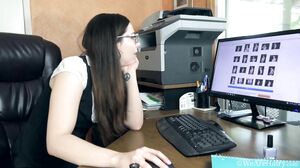 WeAreHairy - Ember Stone - Black Jumper White Blouse