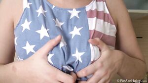 WeAreHairy - Elza Mia - Flag Dress Black Pants