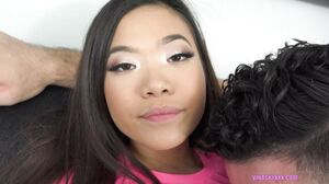 Vina Sky - sexy asian having a threesome at home