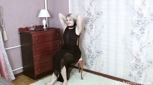 WeAreHairy - Greta Grace - Black Dress Black Crop