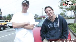 british teen pick up on street for threesome mmf