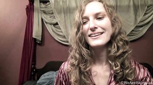 WeAreHairy - Kiss Montress - Pink Pajama Black Bed