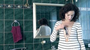 WeAreHairy - Laimites - Green Tiles White Dress