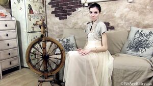 WeAreHairy - Maia - Silver Top Tan Skirt