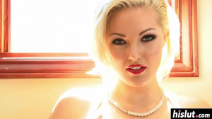 Gang banging a hot blonde and covering