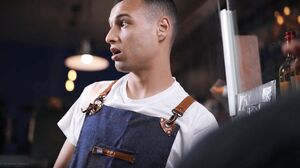 Nina Diaz - Coffee Shop Cutie Gets Creamed