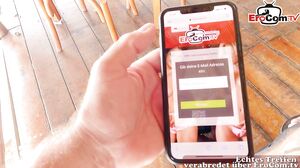 Real Holiday Date pick up with teen for public sex