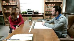 Asian student on exchange bdsm fucked